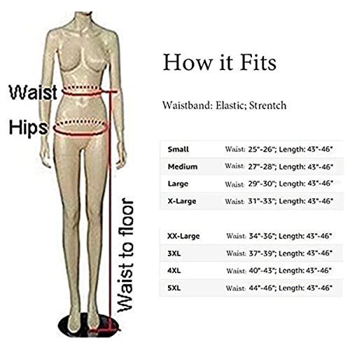 Wdpl Women's Long Tulle Split Side Evening Party Skirts Xx-Large Black #TOP5