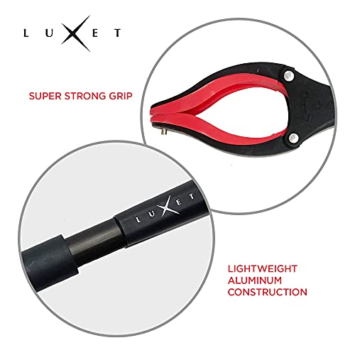 image for Luxet Grabber Reacher Tool 19 Inch Long, Foldable Pick Up Stick - Stro