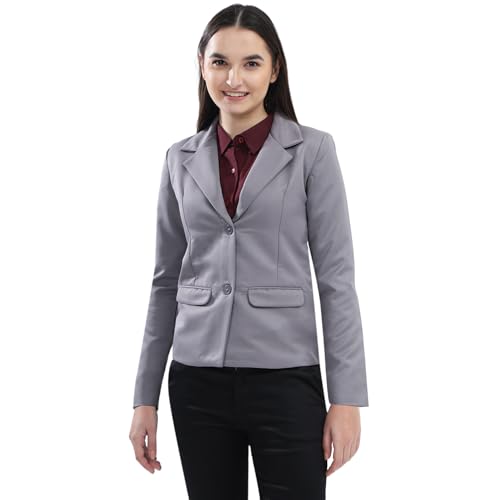 Image of Women's Formal Blazer | Regular Fit | Full Sleeve with 2 Front Pocket Ultra Light Fabric | Office /Meetings