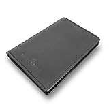 BLACKROX Kreditkartenetui RFID Echtleder, Vergleichssieger RFID Blocker, Mini Geldbörse Herren und...