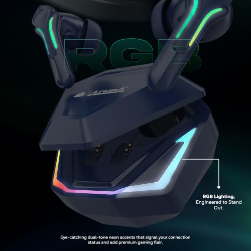 Image of AROMA NB138 Bound Pro Upto 60Hr Playtime*Dual Paring, BT V5.3 Fast Charging Heavy Bass Bluetooth