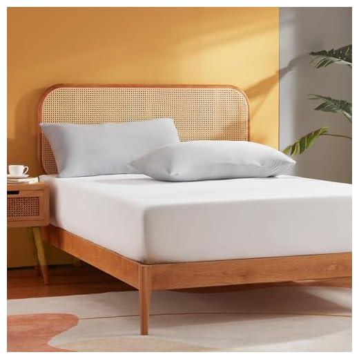 Sonive spannbettlaken 90x200cm, 100% Polyester Bettlaken, 30 cm Tiefe Tasche, Oeko-TEX Standard 100, Weiß