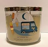 Bath & Body Works, White Barn 3-Wick Candle w/Essential Oils - 14.5 oz - 2021 Summer Scents! (Ice Cream Bar)