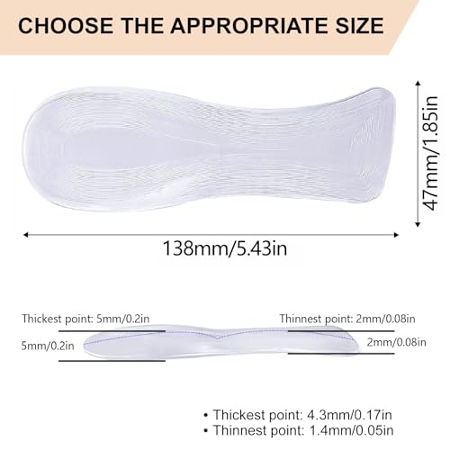 Plantillas para tacones para mujer talla pequeña US 6-7.5 miniatura 2