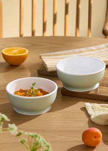 BabyBjörn Baby Bowl, 2-Pack, Powder Green, Small - Image 3
