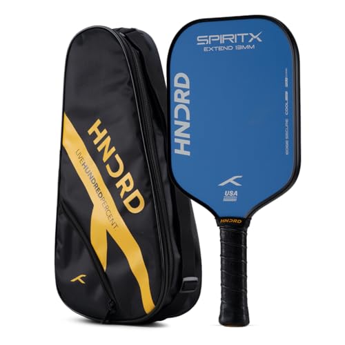 Image of Hundred Spirit X Pop - Pickleball Paddle | 13mm Core | Wide Body Power Paddle | Enhanced Sweet Spot | Ideal for Beginners & Intermediate Players | Free Paddle Bag