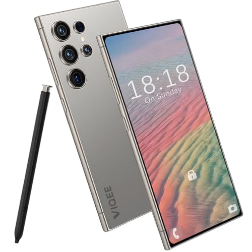 viqee 5G Android 14 Smartphone Handy Ohne Vertrag, 8+256GB Dual SIM 6.8\" HD-Bildschirm 6000mAh Akku 21+8MP Kamera, Simlockfreie Handys/OTG/Face ID,Grau viqee 5G Android 14 Smartphone Handy Ohne Vertrag, 8+256GB Dual SIM 6.8\" HD-Bildschirm 6000mAh Akku 21+8MP Kamera, Simlockfreie Handys/OTG/Face ID,Grau