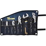 IRWIN VISE-GRIP Pliers Set with Tool Wrap, 5-Piece (2078708)