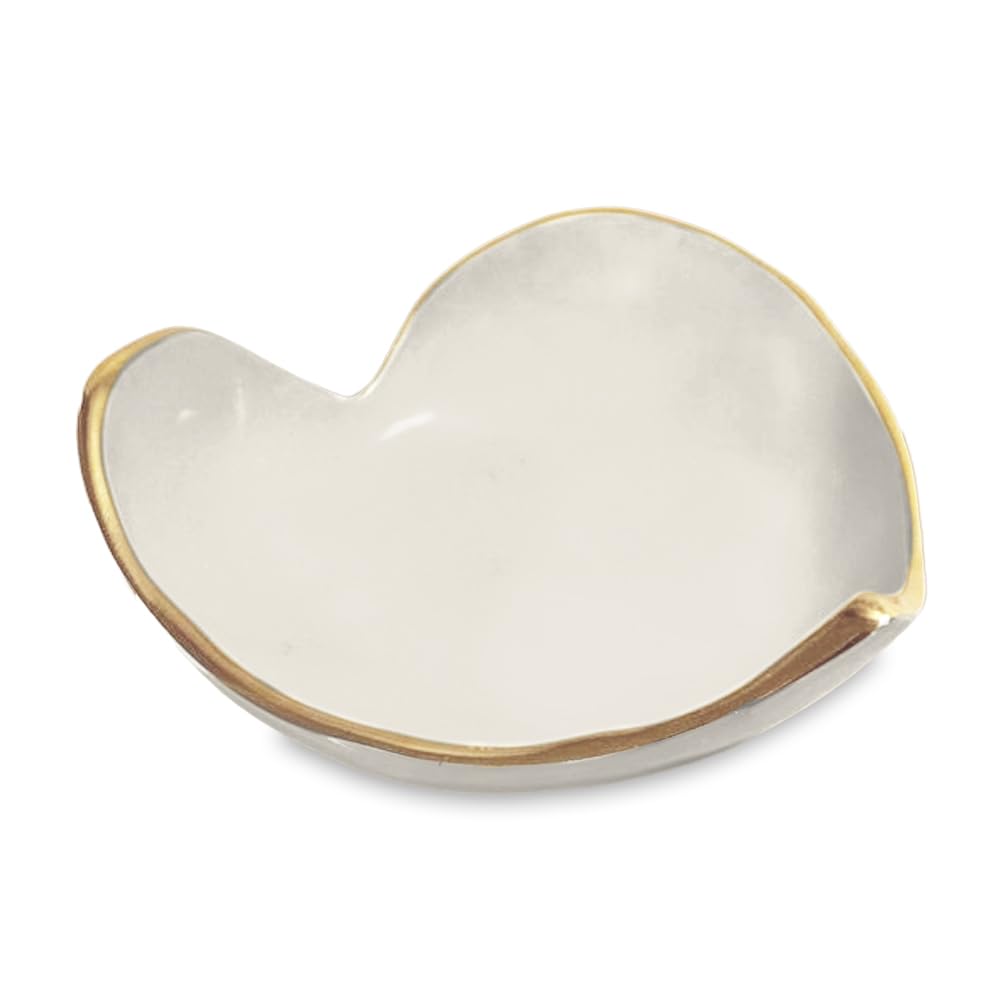 Mini Corazón Encanto Soho Crema Beatriz Ball cuenco de diseño exclusivo acabado artesanal