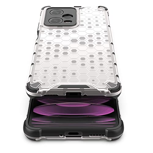 Image of Glasgow Back Case Cover Designed for [ Mi Redmi Note 12 Pro 5G ] - Transparent