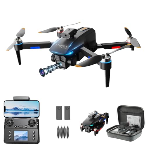 Drone with Camera for Adults,Mini Drone with Brushless Motor,2 Batteries,One Key Take Off/Land,360...