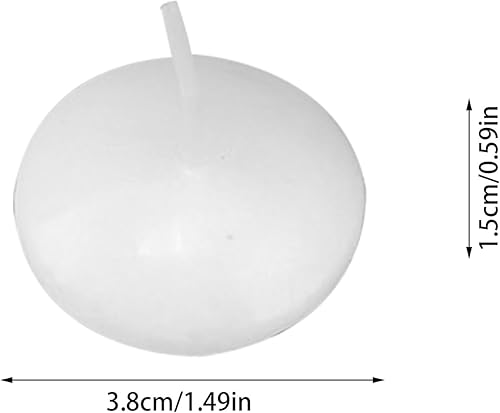 Miniatura 6 de 20 velas flotantes LED, velas falsas blancas de 1.5 pulgadas, funcionan con pilas, velas flotantes impermeables sin llama, velas parpadeantes