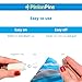 PinionPins Clear Magnetic Duvet Clips with Magnetic Key for Easy Removal. Pack of 16 Comforter Fasteners That are Safe Locking and Holds up to 10lbs