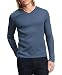 Calvin Klein Men's Long Sleeve Ribbed V-Neck T-Shirt
