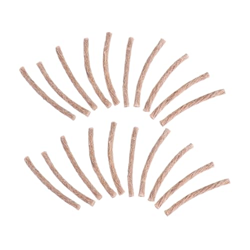 BESPORTBLE 30pcs Camping Fire Starter Rope Waxed Cord for Outdoor Barbecue Weather Resistant Burning Easy to Use Fire Tool for All Conditions