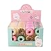 4pc Cartoon Donut Shaped Eraser Creative Simulation Food Eraser-Donut Eraser