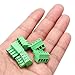 MECCANIXITY 10PCS 4-Pin PCB Mount Screw Terminal Block Connectors 3.81mm/0.15inch Pitch Circuit Board Connectors for Home Appliances, Industrial Projects