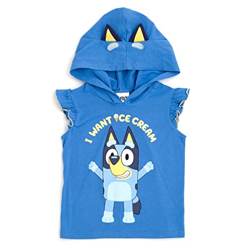 Image of Bluey Bingo Girls Cosplay Tank Top and Active Retro Dolphin French Terry Shorts Toddler to Little Kid