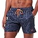 Produktbild Alpha Industries Herren Basic Swim Short Schwimmshort Boardshorts, Black Camo, L