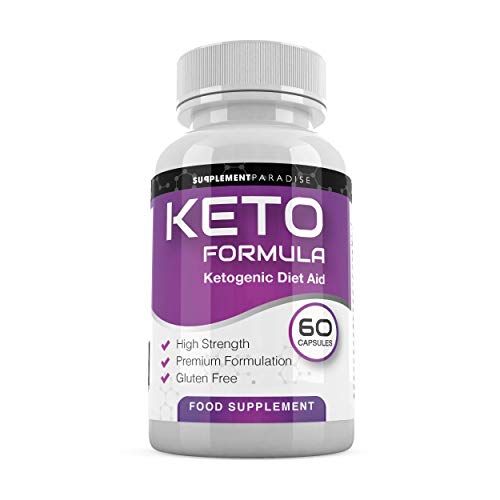 Keto Formula KETOGENIC Diet AID - REDUCING Feelings of Hunger - Detox Naturally & Safely- Weight Loss- Burn Fat- Sodium- Vitamin A- B12,B6- Apple Cider, Guarana, SUPPLEMENT PARADISE
