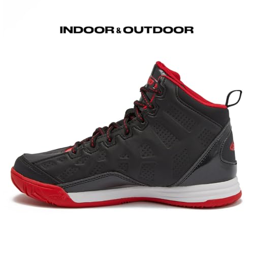 AND1 Showout Girls & Boys Basketball Shoes Kids, Boys High Top Sneakers, Youth Size 1 to 7 Kids Basketball Shoes Boys2