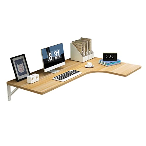Table pliante murale en L 60x40cm pour petit espace et bureau angle