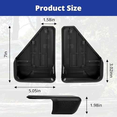 Tapa final para estribo trasero izq y der para Ford F Series 150 2015-2020 miniatura 5