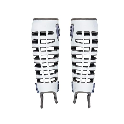 STX Lacrosse Goalie Valor Shin Guards, S/M, Pair