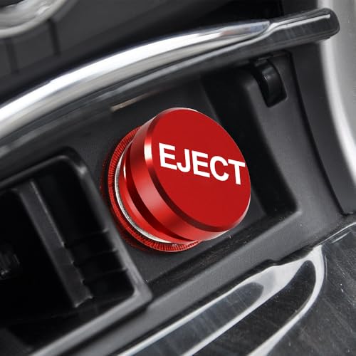 Image of Cigarette Lighter Plug Cover, Eject Button Car Cigarette Lighter, Standard 12 Volt Power Source Aluminum Dustproof Plug Universal Fits Most Vehicles