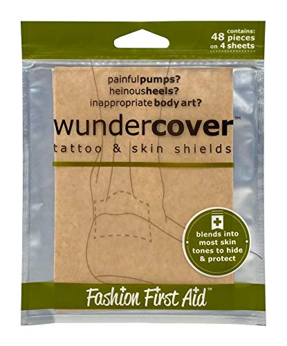 Wundercover 2.0: tattoo covers & blister preventers, 48 pcs to hide skin spots, medium beige
