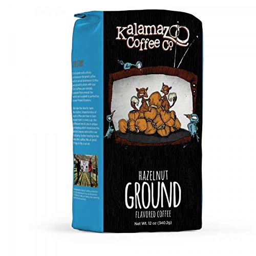 Kalamazoo Coffee Company Specialty Flavored Ground Coffee - Hazelnut Medium Roast - 12Oz Bag, Pack Of 3 #TOP1