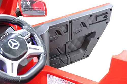 Mercedes G63 AMG XXL Kinderauto Elektroauto Kinderfahrzeug Geländewagen Jeep SUV 6X 35W Motoren 12V / 14Ah Rot – Bild 3