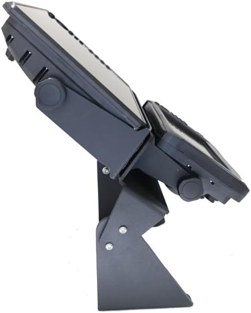 Universal Dual Graph Fish Finder Mount- Extra Wide Model -Aluminum-Made in America- Compatible with Garmin/Lowrance/Humminbird and More (8" H) (Dual Graph Mount)