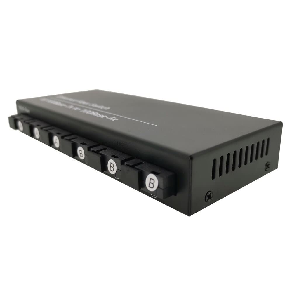 Hanutech Ethernet to Fiber Optic Media Coverter, 10/100MX6 Fiber Port 2 UTP RJ45 Fast Erhetnet Ports Fiber Optical Switch with 5V 2A Power Supply (B09S5SB8NY) Amazon Price History, Amazon Price Tracker