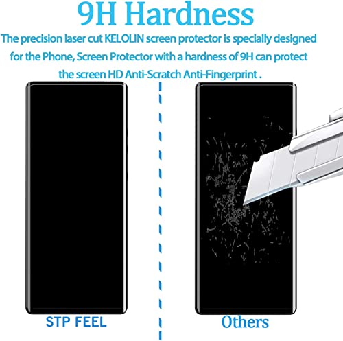 Image of STP FEEL Advanced Full Glue Tempered Glass Protector for LG Wing 5G | Edge to Edge Screen Protector Guard Protector, Pack Of 1