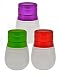 Small Travel Food Dressing Storage Silicone Bottle Containers, 3-ct Set