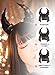 MOEFLAVOR Cyber Succubus Headband | Devil Horns Kawaii Anime Cyberpunk Head Band Matches Any Halloween and Cosplay Costume
