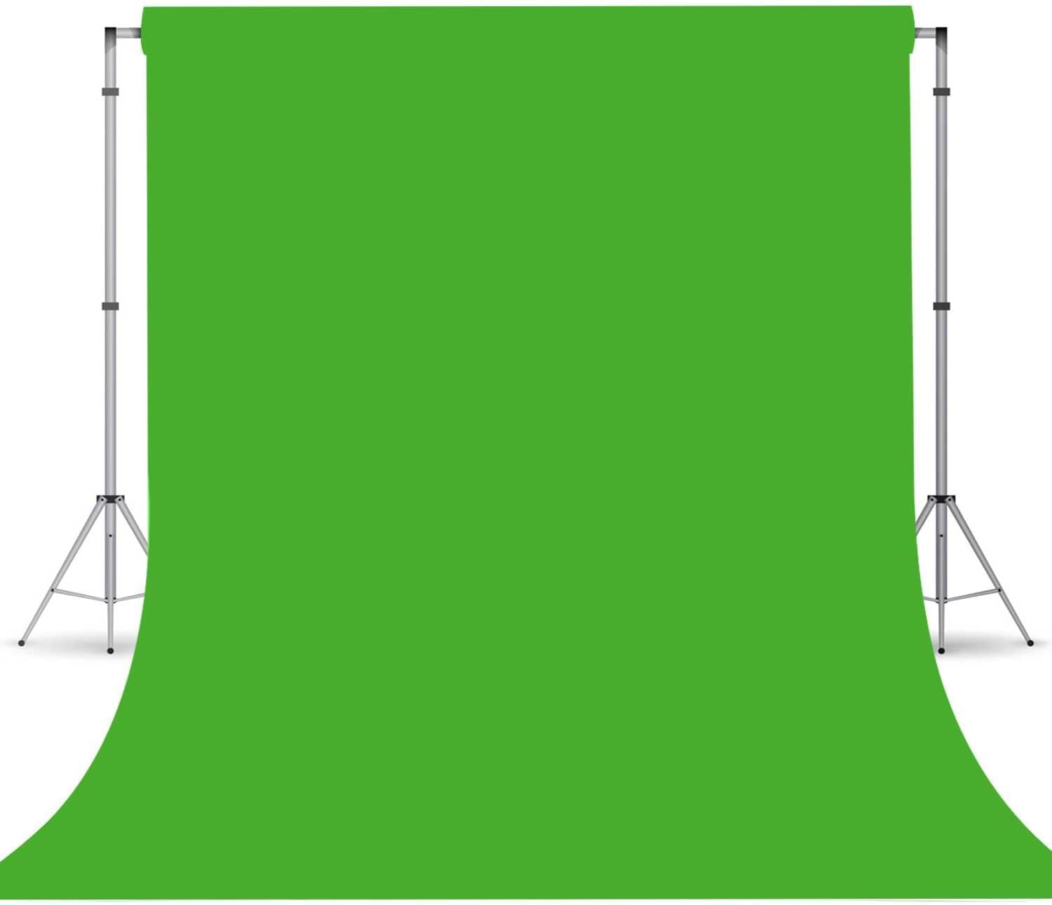 Green Backdrop Background 8x9 FT for Chromakey Live Stream | Video Recording | Editing Gaming | Kine Master | MX takatak | YouTube Video Shooting