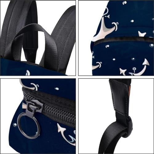 Sac à dos bleu océan confortable contre le mal de dos en déplacement