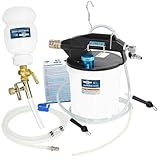 FIRSTINFO A1161US US. DE. Patented Vacuum Brake Bleeder Includes 4.9 ft Long Silicone Bleeding Hose w/Non-Return Check Valve + Oil Stopper Valve
