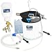 FIRSTINFO One-Man Workshop Pro 2 Liter Vacuum Brake Bleeder/Extractor & 1 Liter Automatic Brake Fluid Bleeder/Pump Kit Include 4.9 ft Long Silicon Brake Fluid Hose with Non-Return Check Valve