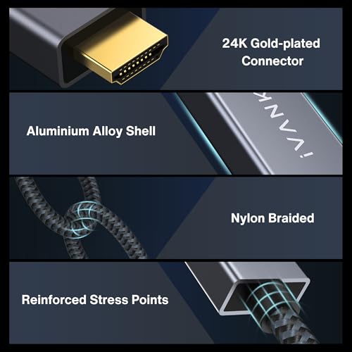 image for 4K Mini DisplayPort to HDMI Cable, iVANKY 4K@30Hz Thunderbolt to HDMI 