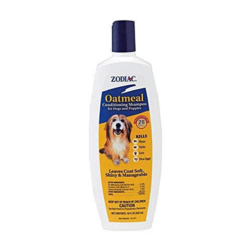 Zodiac Oatmeal Flea and Tick Dog and Puppy Conditioning Shampoo