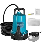 Amazon | 水中ポンプ 充電式 排水ポンプ 電動 マキタ18Vバッテリー対応