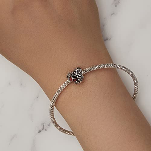Colgantes de plata de ley 925 para collares y pulseras de cadena de serpiente finas 4