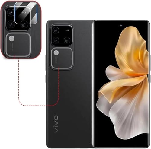Image of PreCure (Pack of 2) Back Camera Lens Protector for Vivo V30 / Vivo V30 Pro - 9H Tempered Glass, Anti-Shock, Anti-Scratch, HD Clear