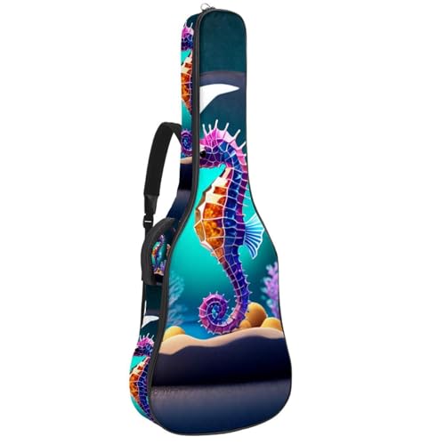 Housse guitare acoustique étanche pour musiciens nomades multicolore