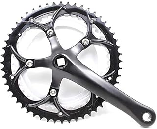 YZWHKJ Bike Crankset MTB Bike Crank Set Speed Hollow Tooth Plate Bike Crank Set MTB Bicycle Crankset Sprocket Crank Chainset