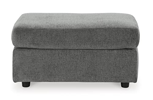 Signature Design by Ashley Stairatt Gray Rectangular Upholstered Ottoman - image 3