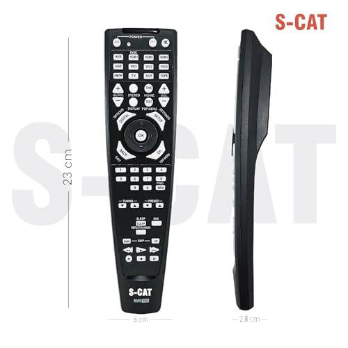 S-CAT Compatible for Harman Kardon Original Remote Model AVR700 Work for AVR70 & AVR70c AV Receiver Amplifier Home Theatre Music System Remote Control (Contact Customer Care for Order) 5 418saFjS75L